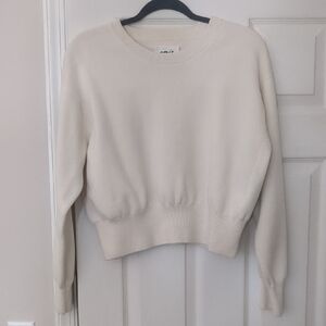 Aerie Cropped Sweater - Medium - Natural